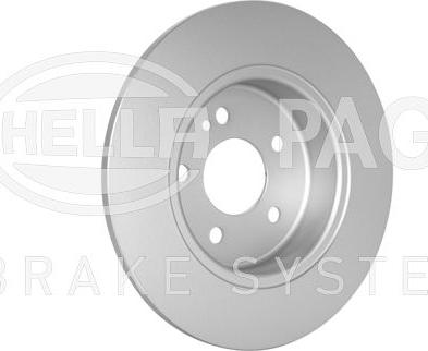 HELLA PAGID 8DD 355 134-511 - Тормозной диск abcparts.ee