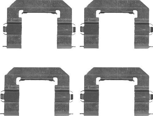 HELLA PAGID 8DZ 355 203-391 - Комплектующие для колодок дискового тормоза abcparts.ee