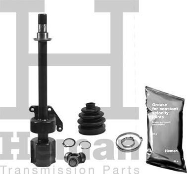 HEMAN TJ53820 - Комплект ШРУСа, приводной вал, шарнир abcparts.ee