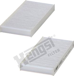 Hengst Filter E4900LI-2 - Фильтр воздуха в салоне abcparts.ee