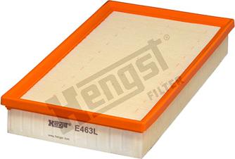 Hengst Filter E463L - Воздушный фильтр двигателя abcparts.ee