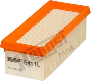 Hengst Filter E411L - Воздушный фильтр двигателя abcparts.ee