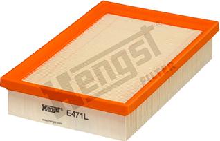 Hengst Filter E471L - Воздушный фильтр двигателя abcparts.ee