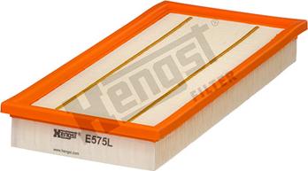 Hengst Filter E575L - Воздушный фильтр двигателя abcparts.ee