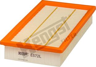 Hengst Filter E572L - Воздушный фильтр двигателя abcparts.ee