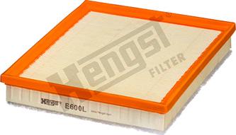 Hengst Filter E600L - Воздушный фильтр двигателя abcparts.ee