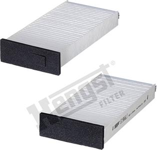 Hengst Filter E1966LI-2 - Фильтр воздуха в салоне abcparts.ee