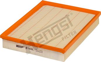 Hengst Filter E153L - Воздушный фильтр двигателя abcparts.ee