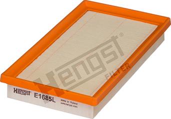 Hengst Filter E1685L - Воздушный фильтр двигателя abcparts.ee