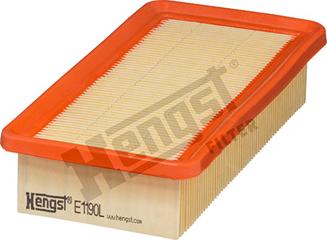 Hengst Filter E1190L - Воздушный фильтр двигателя abcparts.ee