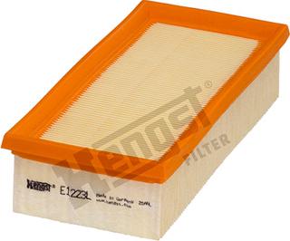 Hengst Filter E1223L - Воздушный фильтр двигателя abcparts.ee
