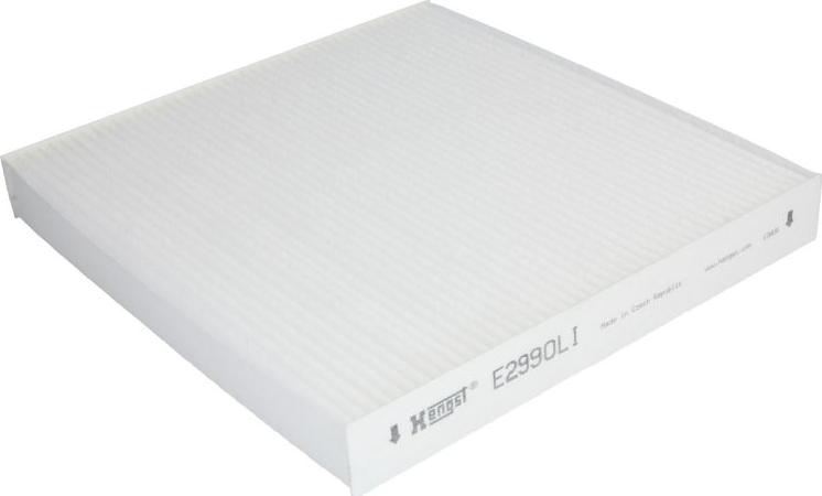 Hengst Filter E2990LI - Фильтр воздуха в салоне abcparts.ee