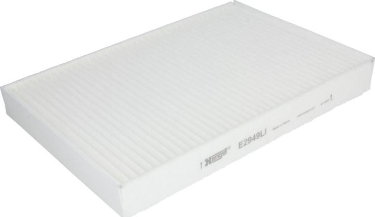 Hengst Filter E2949LI - Фильтр воздуха в салоне abcparts.ee