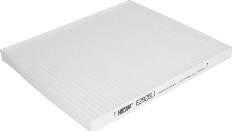 Hengst Filter E2925LI - Фильтр воздуха в салоне abcparts.ee