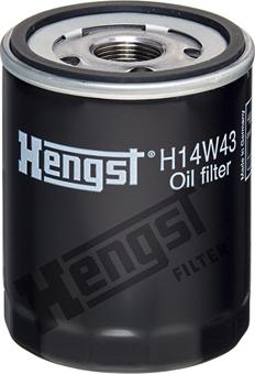 Hengst Filter H14W43 - Масляный фильтр abcparts.ee