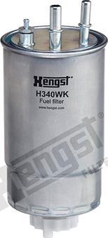 Hengst Filter H340WK - Топливный фильтр abcparts.ee