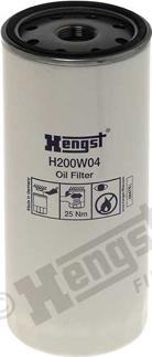 Hengst Filter H200W04 - Масляный фильтр abcparts.ee