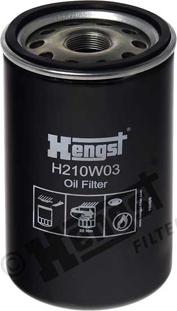Hengst Filter H210W03 - Масляный фильтр abcparts.ee