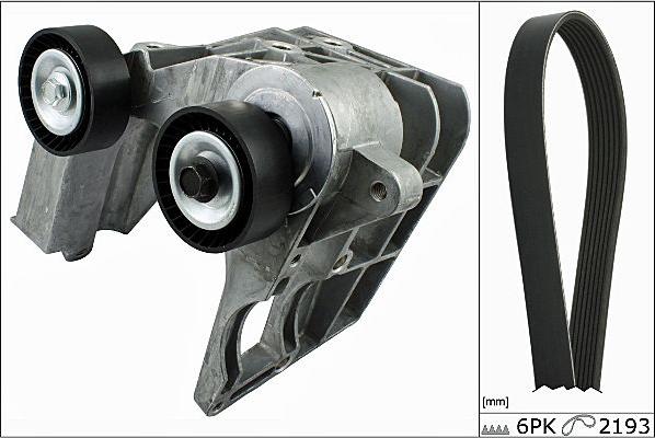 Hepu 20-1866 - Поликлиновый ременный комплект abcparts.ee