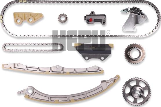Hepu 21-0451 - Комплект цепи привода распредвала abcparts.ee