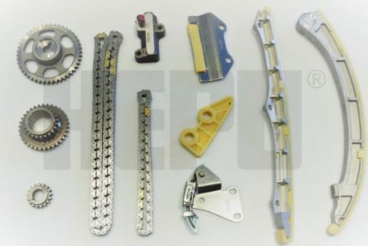 Hepu 21-0406 - Комплект цепи привода распредвала abcparts.ee