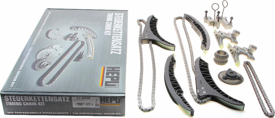 Hepu 21-0638 - Комплект цепи привода распредвала abcparts.ee