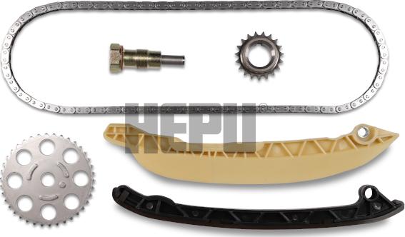 Hepu 21-0214 - Комплект цепи привода распредвала abcparts.ee