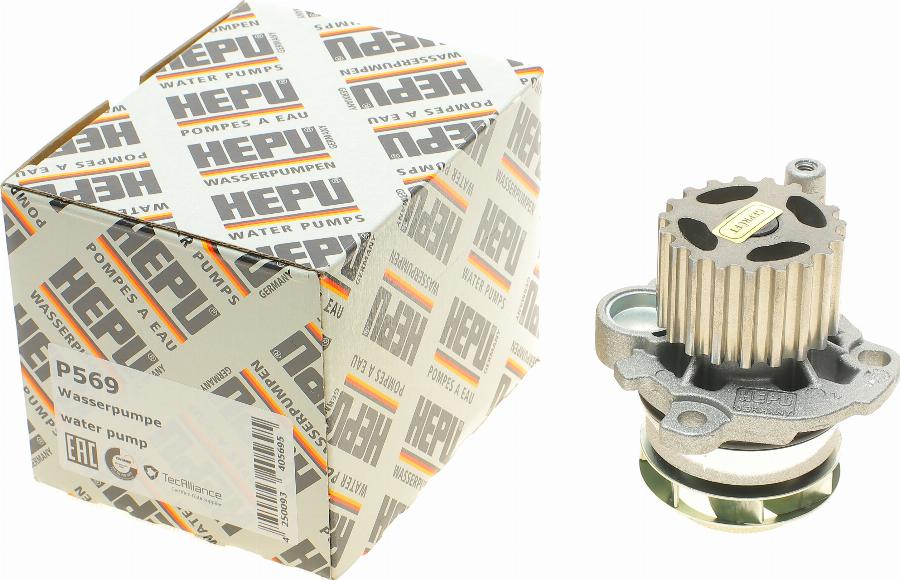 Hepu P569 - Водяной насос abcparts.ee