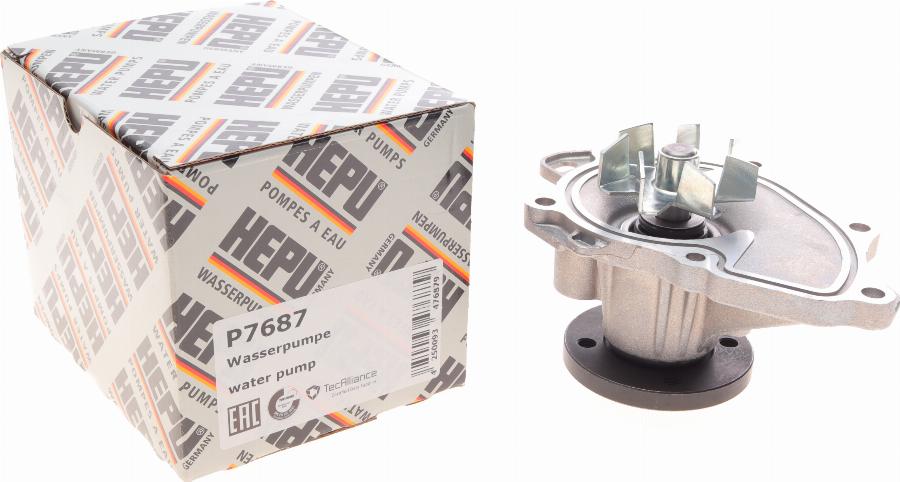 Hepu P7687 - Водяной насос abcparts.ee