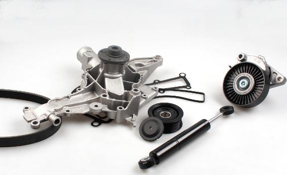 Hepu PK01471 - Водяной насос + комплект ручейковых ремней abcparts.ee