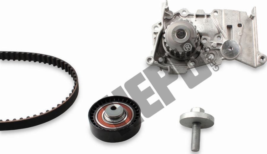Hepu PK08422 - Водяной насос + комплект зубчатого ремня ГРМ abcparts.ee