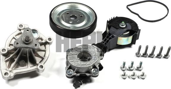 Hepu PK08101 - Водяной насос + комплект ручейковых ремней abcparts.ee
