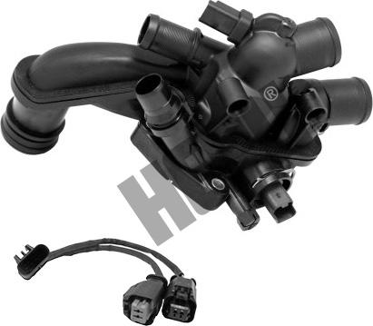 Hepu TM1209 - Термостат охлаждающей жидкости / корпус abcparts.ee