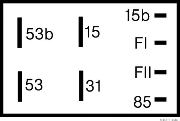 Herth+Buss Elparts 75614114 - Реле, интервал включения стеклоочистителя abcparts.ee