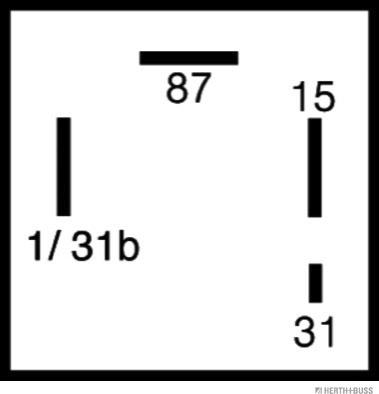 Herth+Buss Elparts 75614118 - Реле, топливный насос abcparts.ee