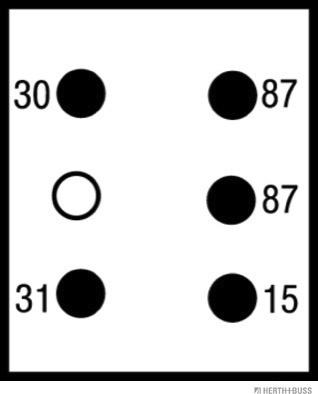 Herth+Buss Elparts 75897134 - Реле защиты от перенапряжения, ABS abcparts.ee