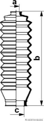 Herth+Buss Jakoparts J4104003 - Комплект пыльника, рулевое управление abcparts.ee