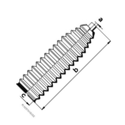 Herth+Buss Jakoparts J4106000 - Комплект пыльника, рулевое управление abcparts.ee