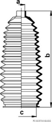 Herth+Buss Jakoparts J4103008 - Комплект пыльника, рулевое управление abcparts.ee