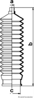 Herth+Buss Jakoparts J4103003 - Комплект пыльника, рулевое управление abcparts.ee