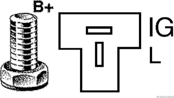 Herth+Buss Jakoparts J5118005 - Генератор abcparts.ee