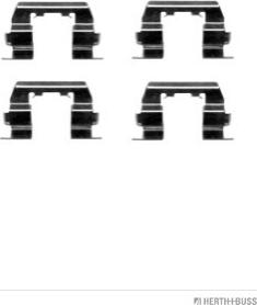 Herth+Buss Jakoparts J3660507 - Комплектующие для колодок дискового тормоза abcparts.ee