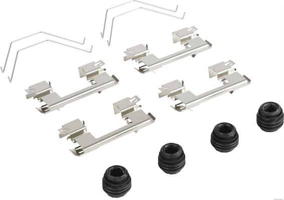 Herth+Buss Jakoparts J3660318 - Комплектующие для колодок дискового тормоза abcparts.ee