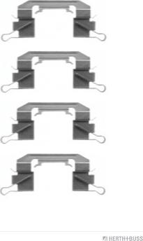 Herth+Buss Jakoparts J3661024 - Комплектующие для колодок дискового тормоза abcparts.ee