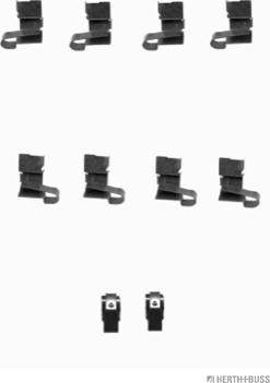 Herth+Buss Jakoparts J3668008 - Комплектующие для колодок дискового тормоза abcparts.ee