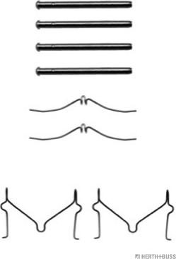 Herth+Buss Jakoparts J3663006 - Комплектующие для колодок дискового тормоза abcparts.ee