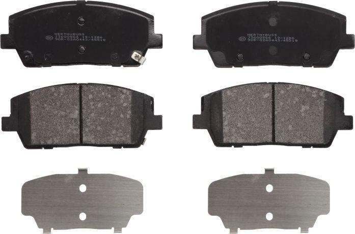 Herth+Buss Jakoparts J3600566 - Тормозные колодки, дисковые, комплект abcparts.ee