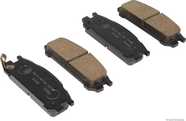 Herth+Buss Jakoparts J3617001 - Тормозные колодки, дисковые, комплект abcparts.ee