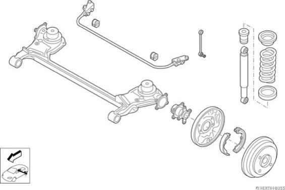 Herth+Buss Jakoparts N02860-HA - Рулевое управление abcparts.ee