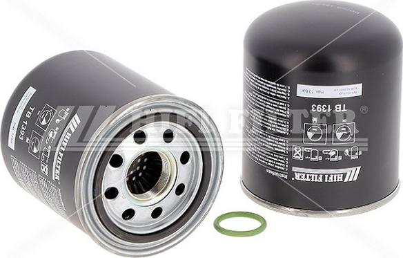HIFI FILTER TB 1393 - Патрон осушителя воздуха, пневматическая система abcparts.ee